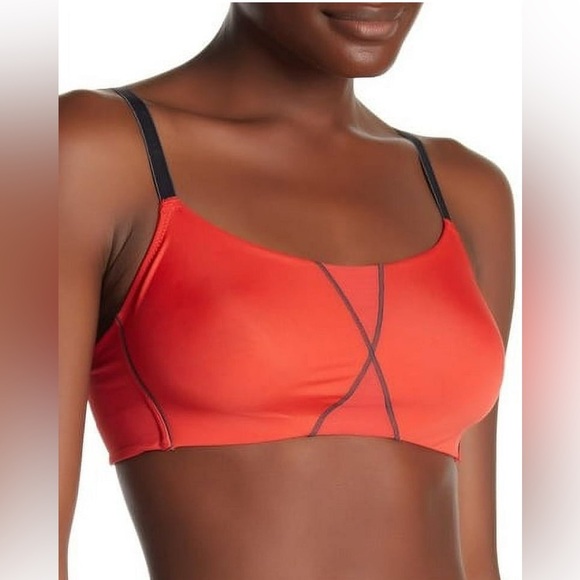 Natori TIGER LILY/IRON GREY Zen Contour Convertible Sports Bra - Picture 1 of 8